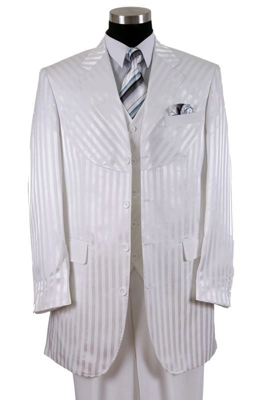 Costume Milano Moda 2915V : Élégance Blanche pour un Style Inoubliable.