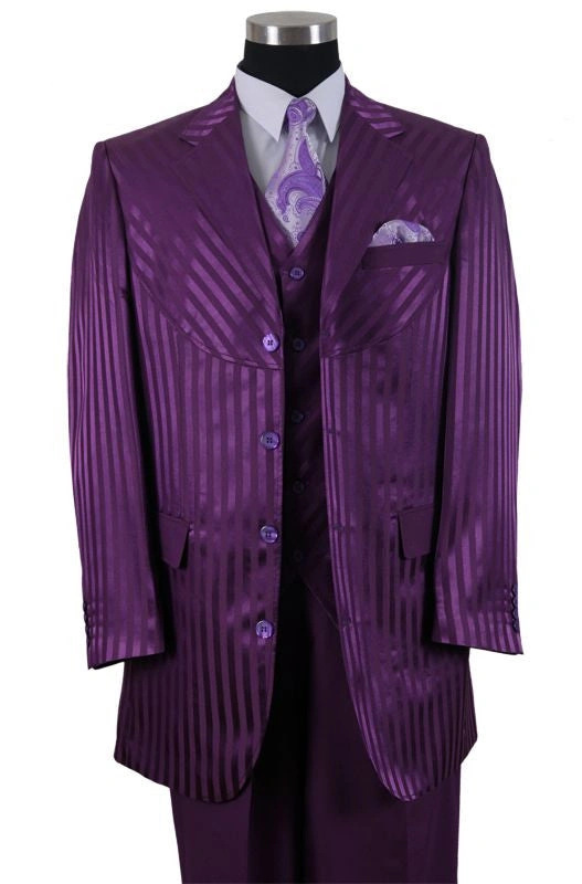 Costume Milano pour Homme 2915V Violet: Élégance Italienne, Charme Mystérieux.