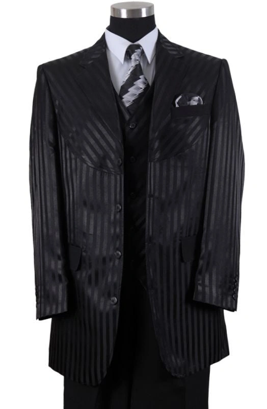 "Costume Milano Moda Homme Élégant – Noir 2915V : L'Essence du Style Italien."